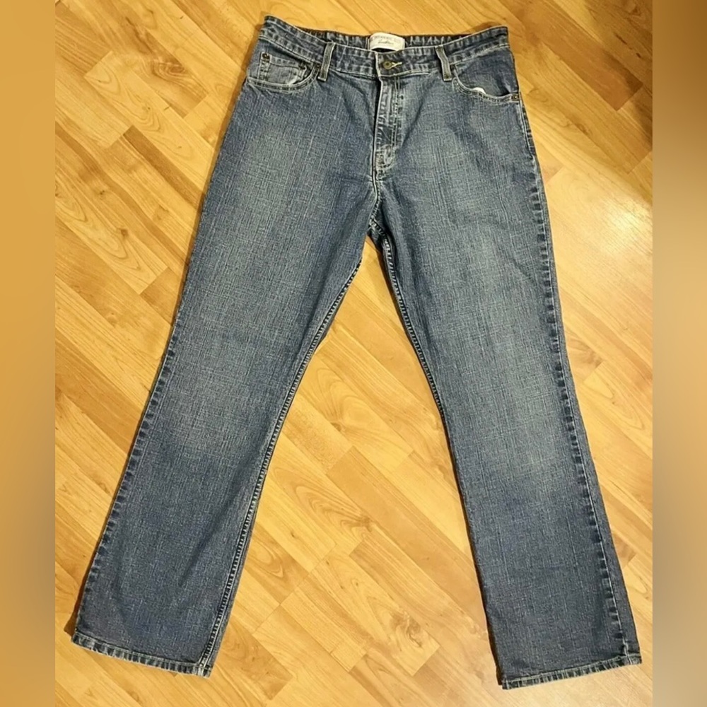 Womens Signature By Levi Strauss Simply Stretch Mid Rise Bootcut Jeans Size 14
